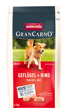 GranCarno Adult Trockenfutter Geflügel + Rind
