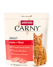 Carny Adult Trockenfutter Huhn + Rind